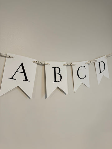 Minimalist Birthday Banner