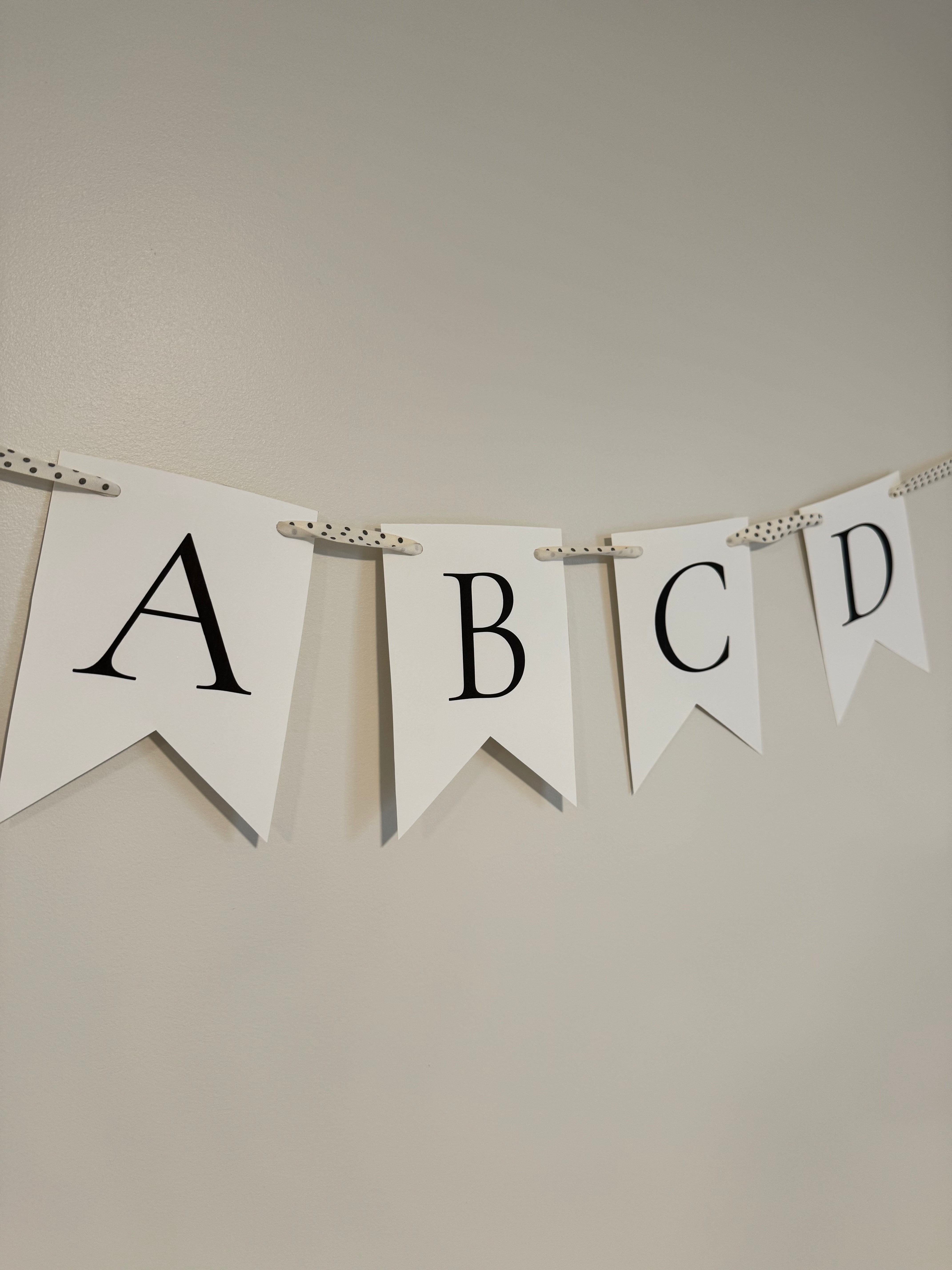 Minimalist Birthday Banner