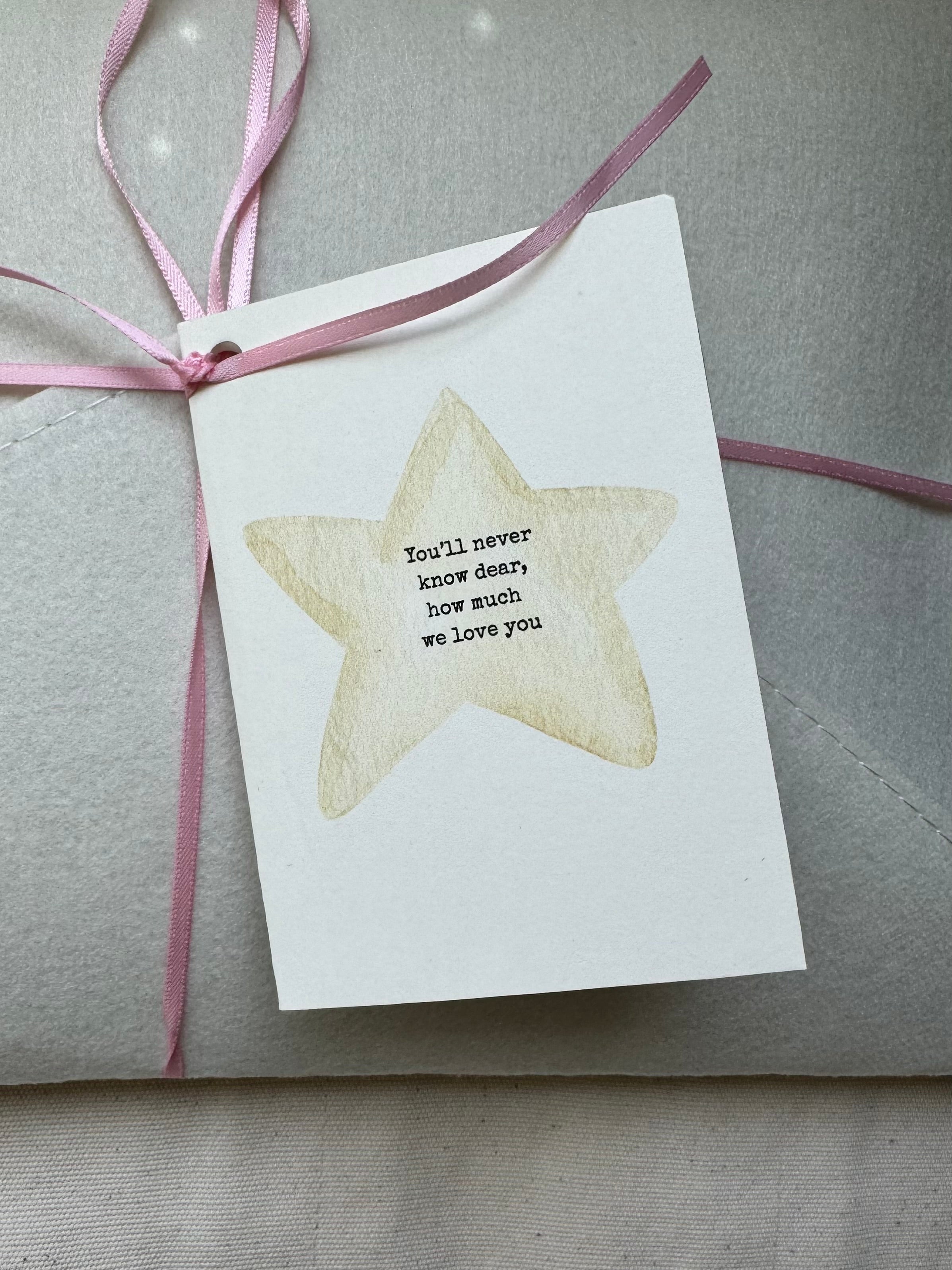 “You'll Never Know Dear” Baby Shower Card