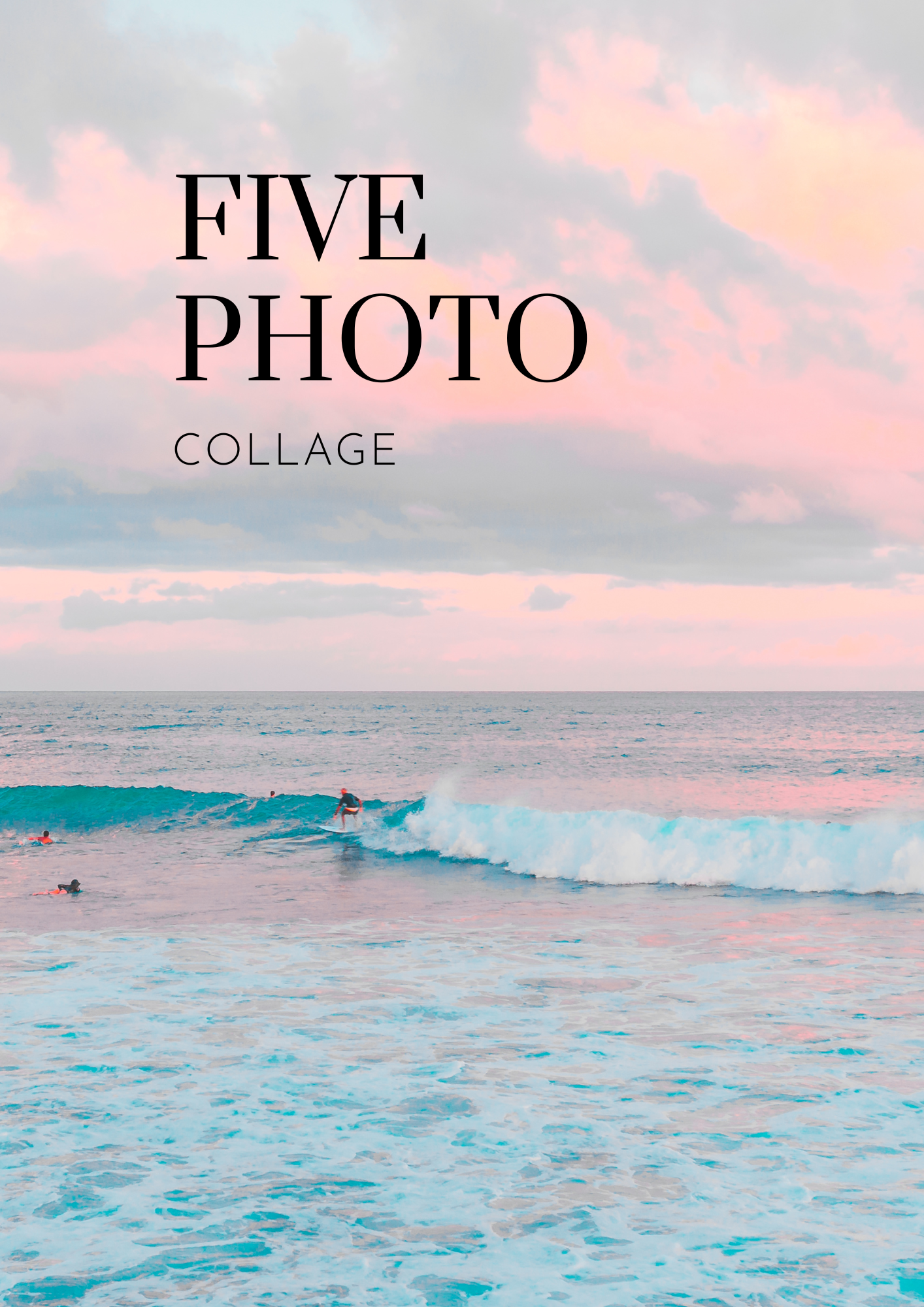 Cuddle Book 5 Photo Collage Template