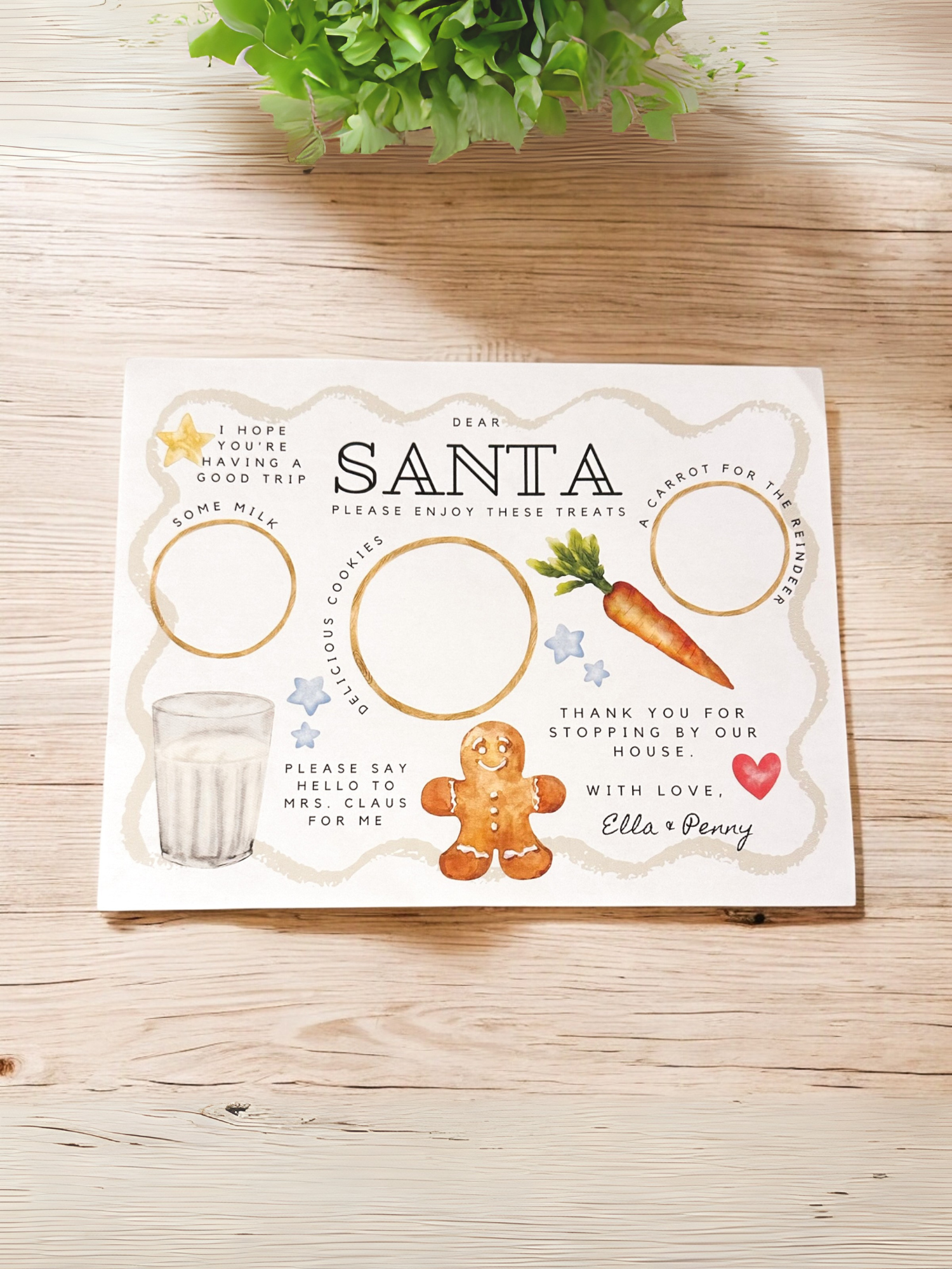 Santa Placemat