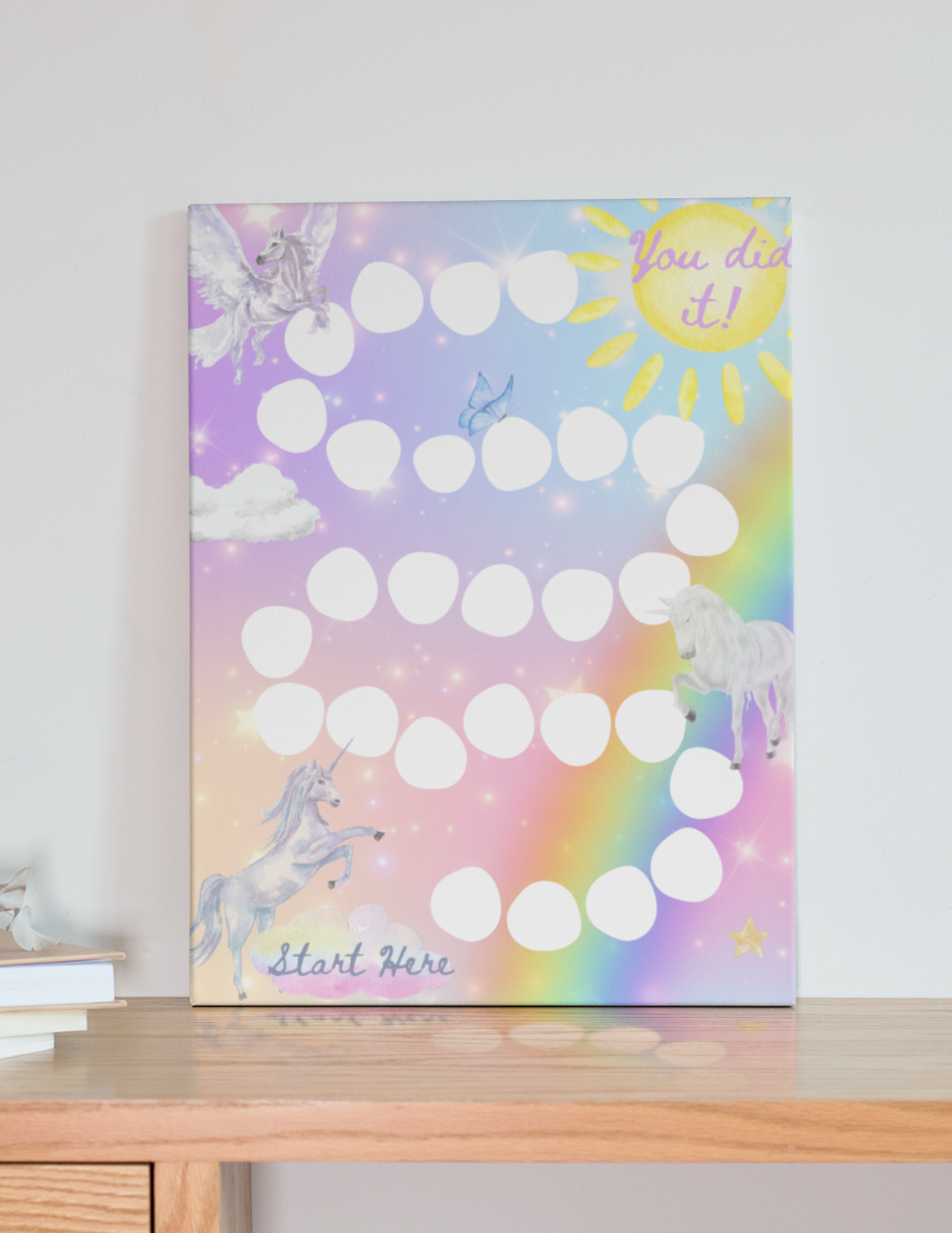 Unicorn Sticker Reward Chart