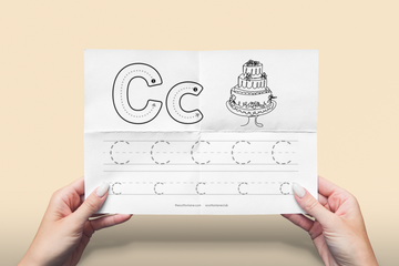 Alphabet Tracing and Coloring Worksheets