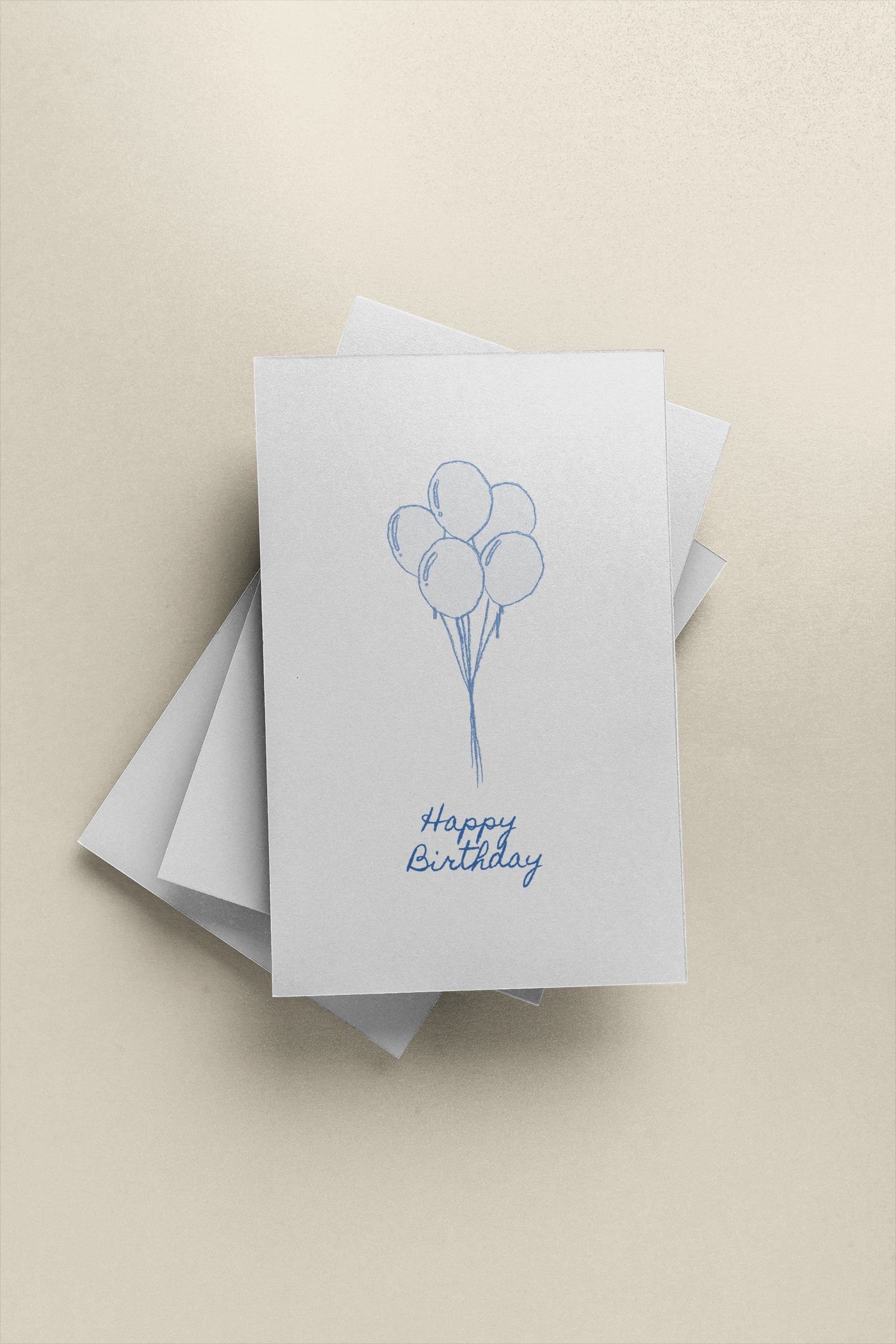 Balloon Birthday Card