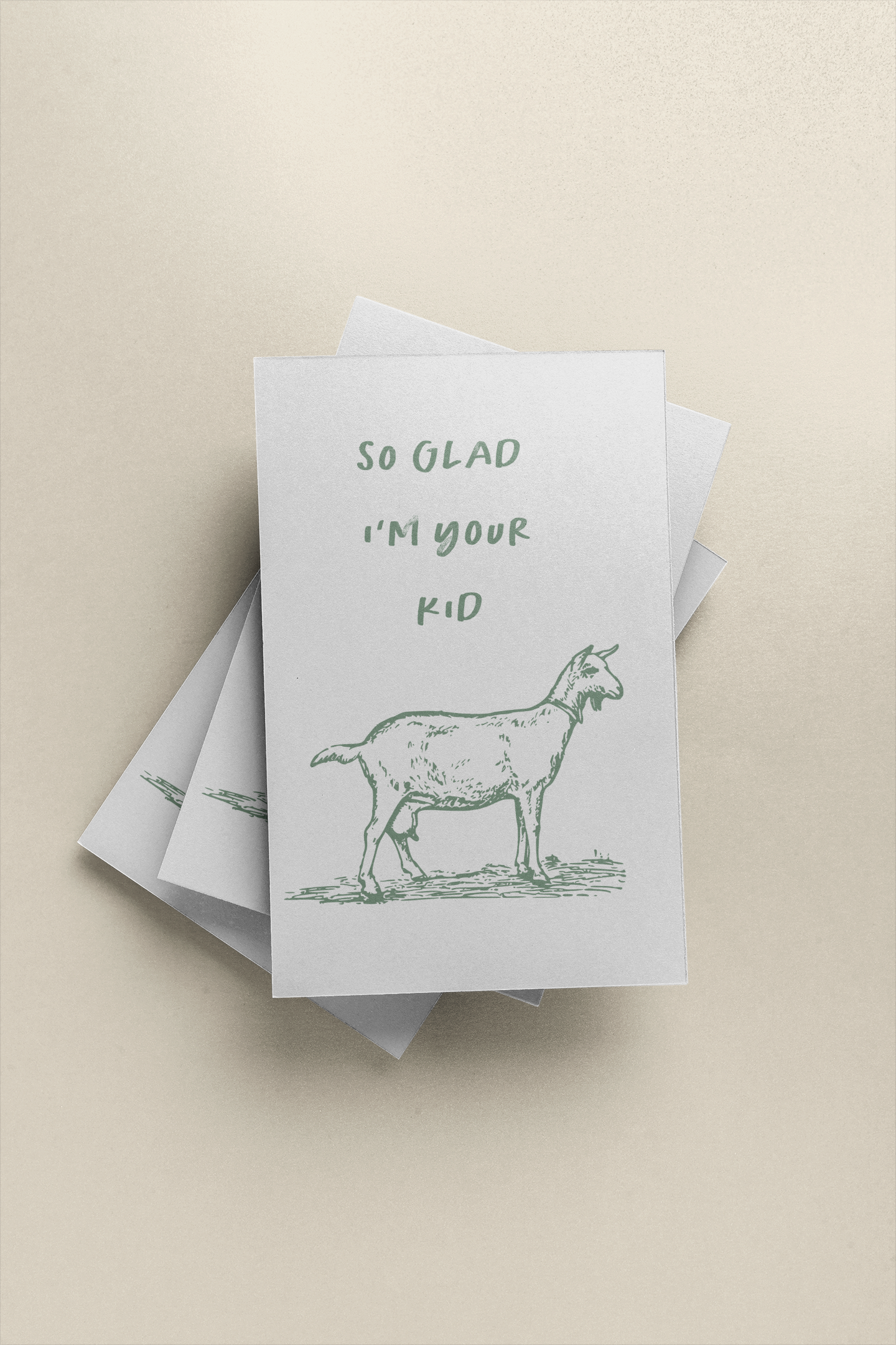 So Glad I'm Your Kid Card Father's Day Card
