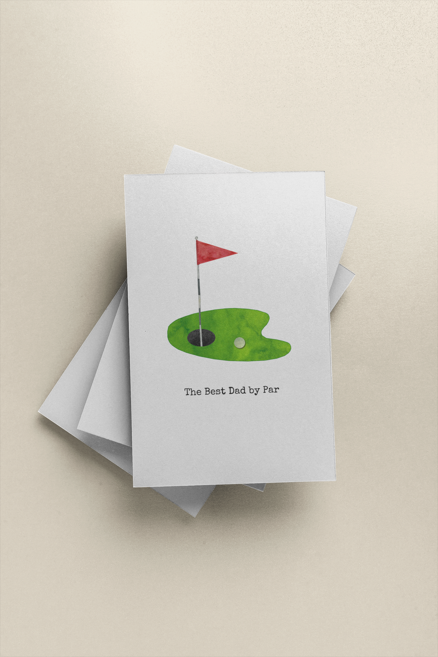 Best Dad by Par Golf Father's Day Card