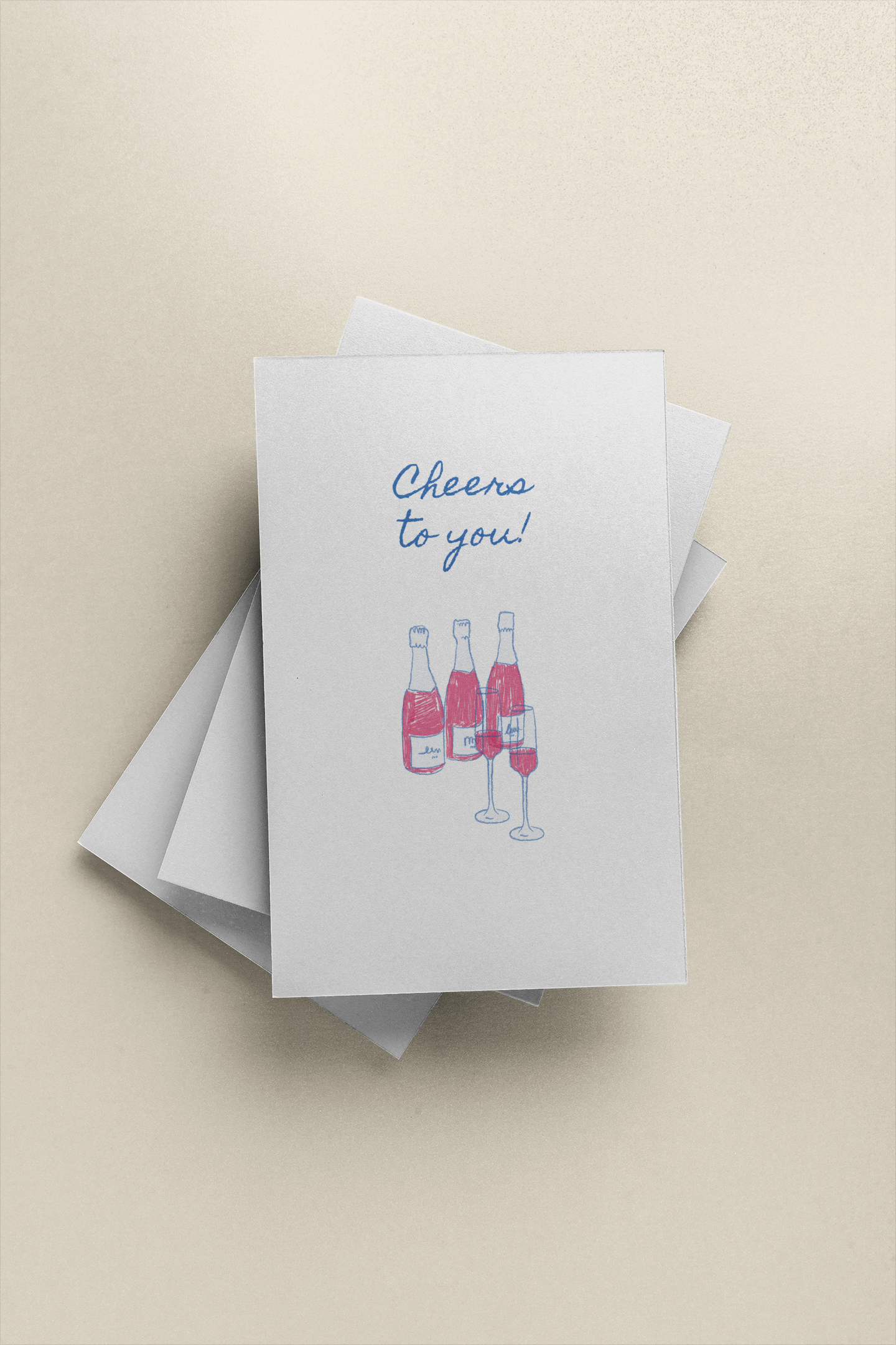 Cheers to You Greeting Card