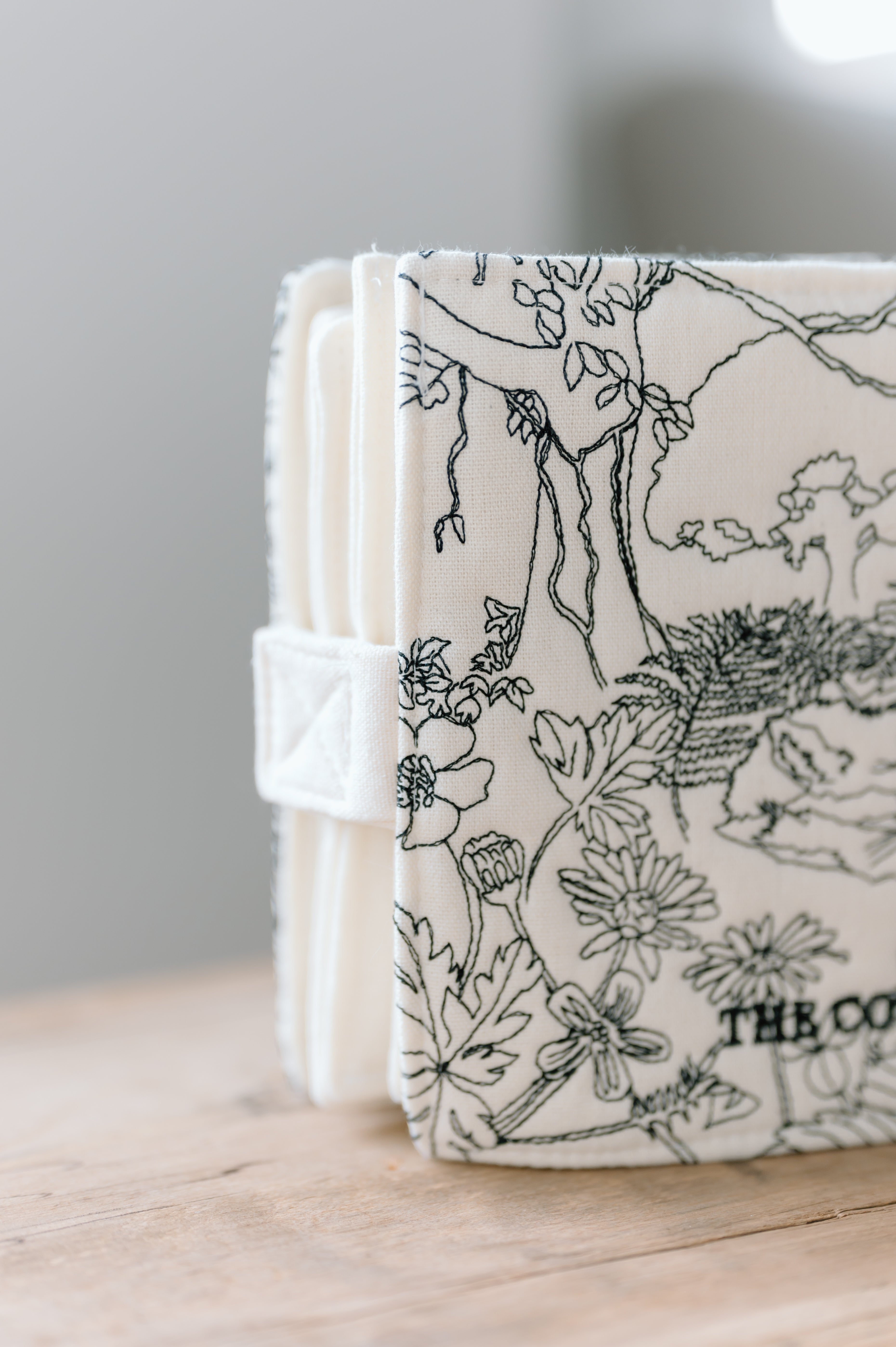 photo book black embroidery variation