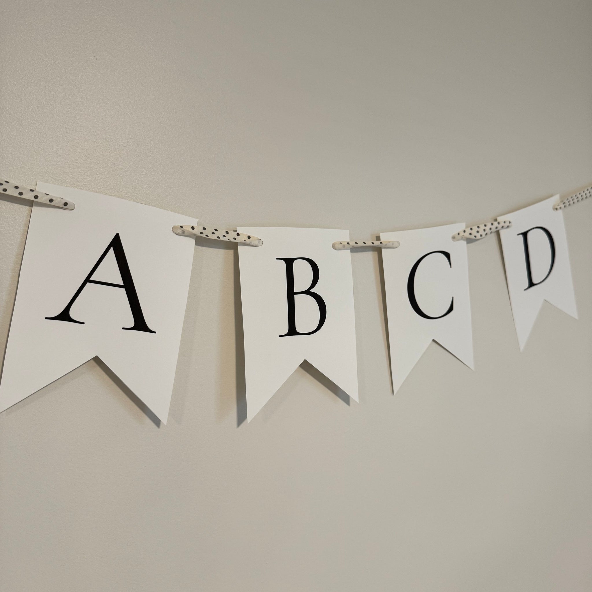 Minimalist Birthday Banner