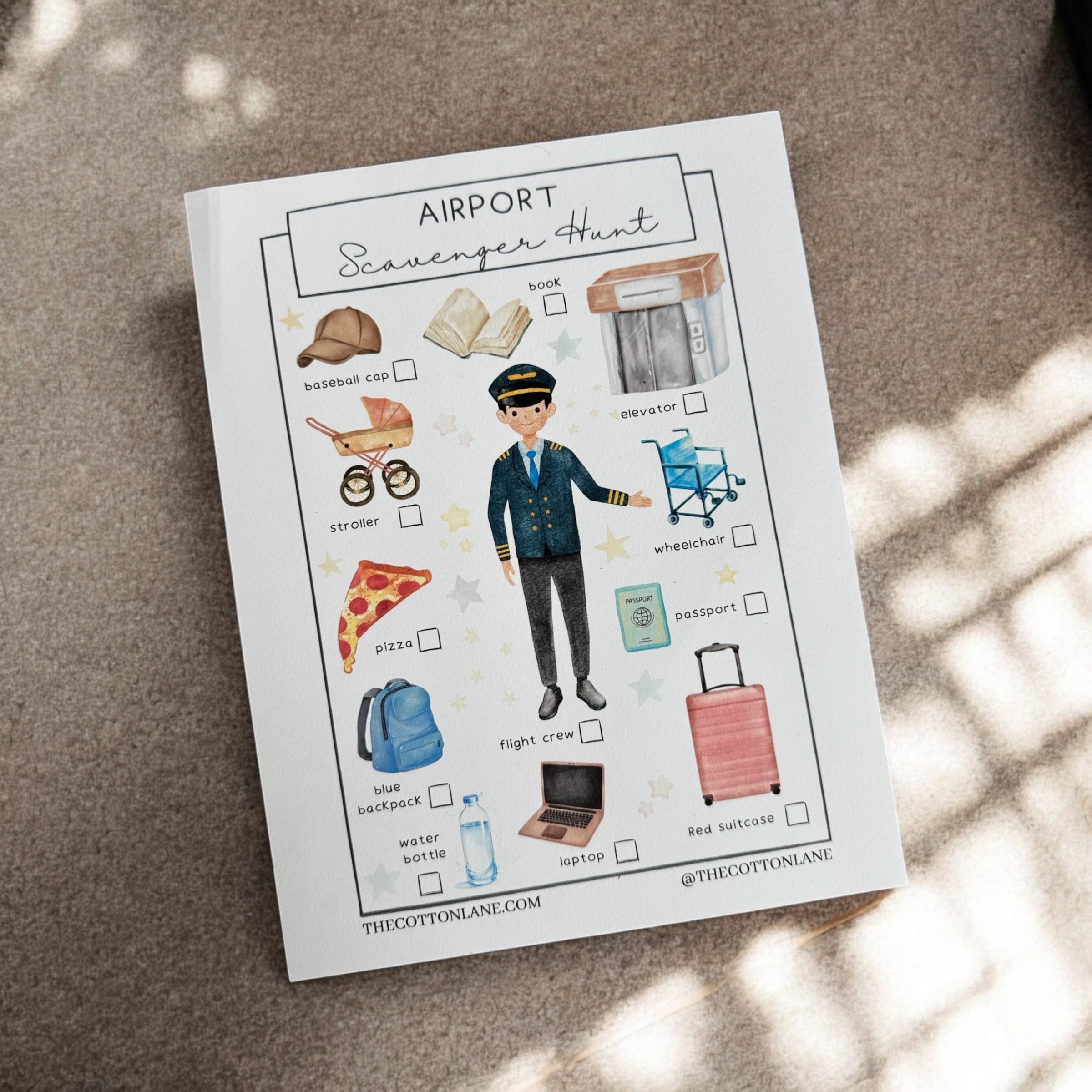 Airport Scavenger Hunt