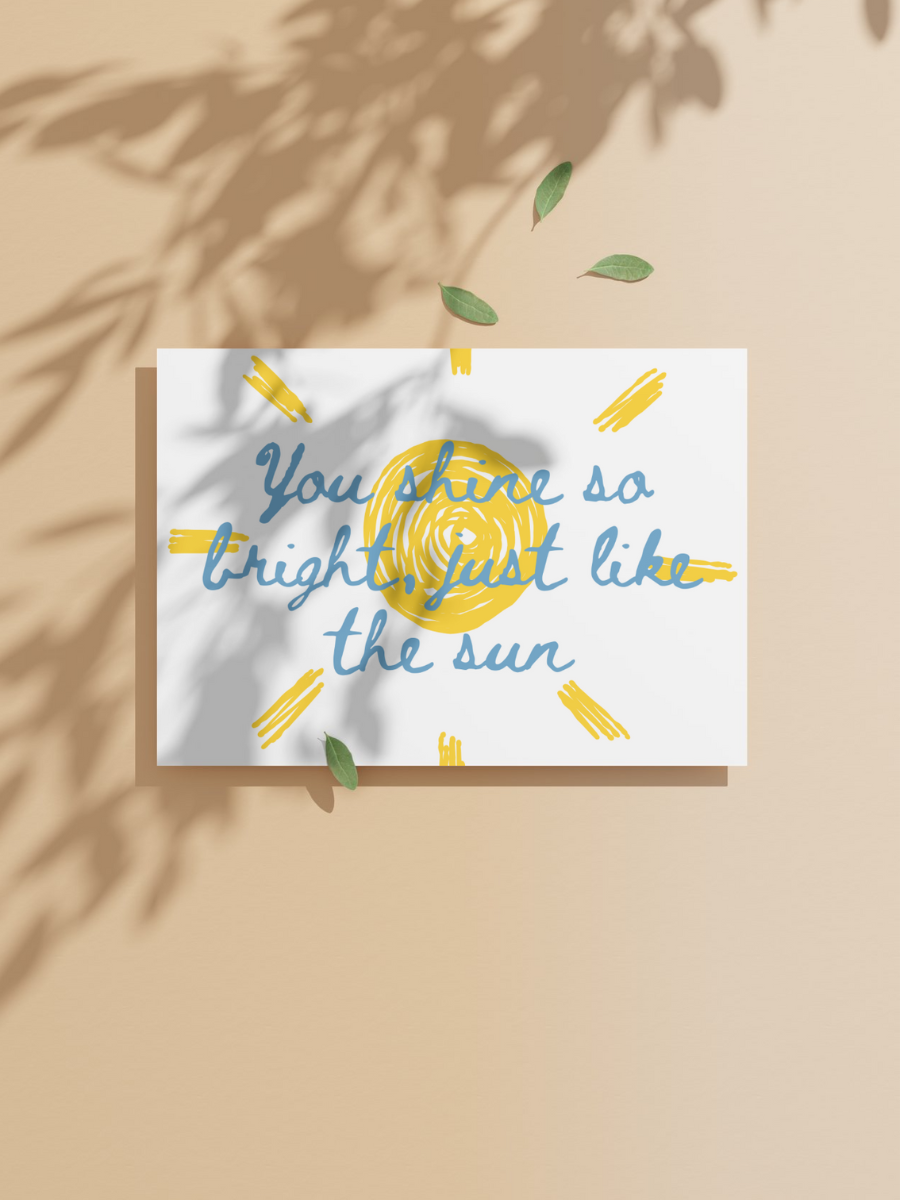 Sunshine Friend Postcard