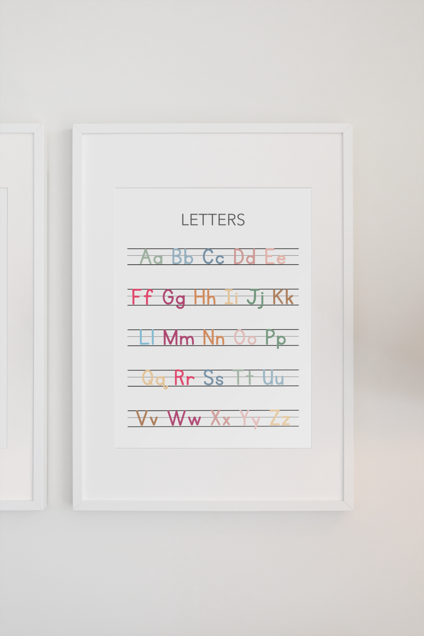 Alphabet Poster