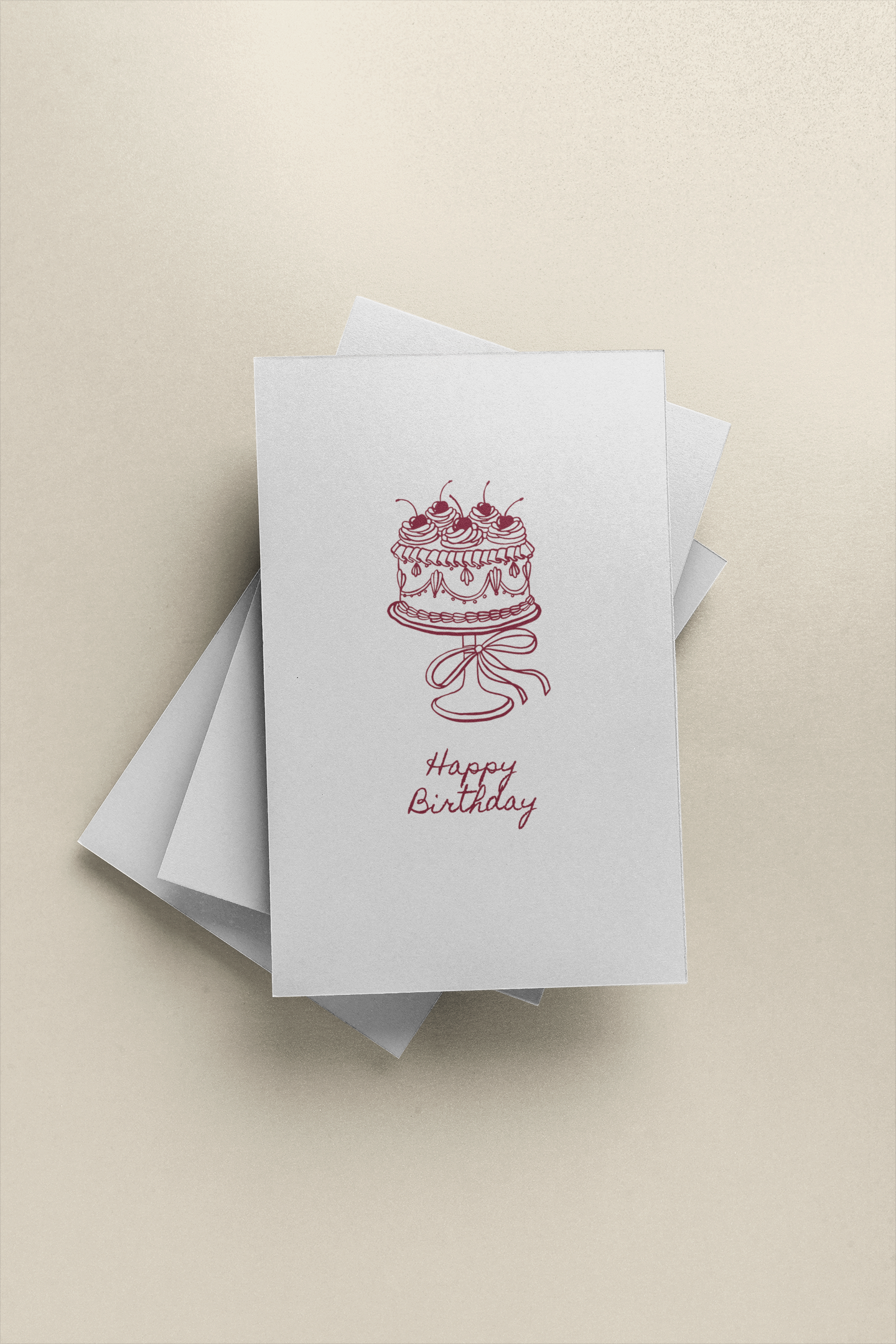 Cake Birthday Card