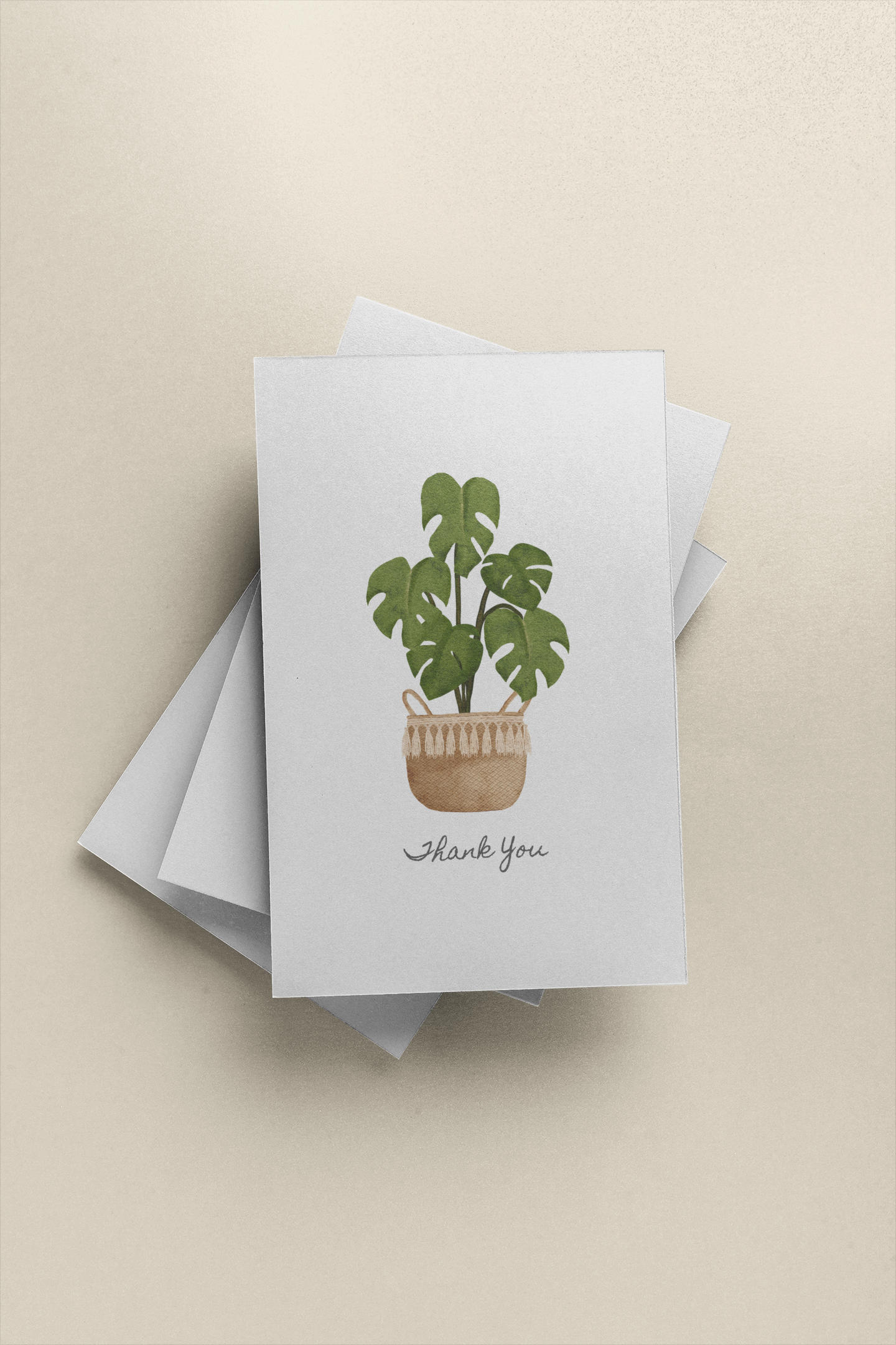 House Plant Thank You Card