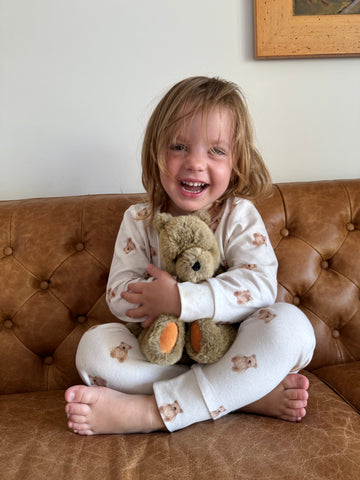 Organic Cotton Teddy Bear Pajamas